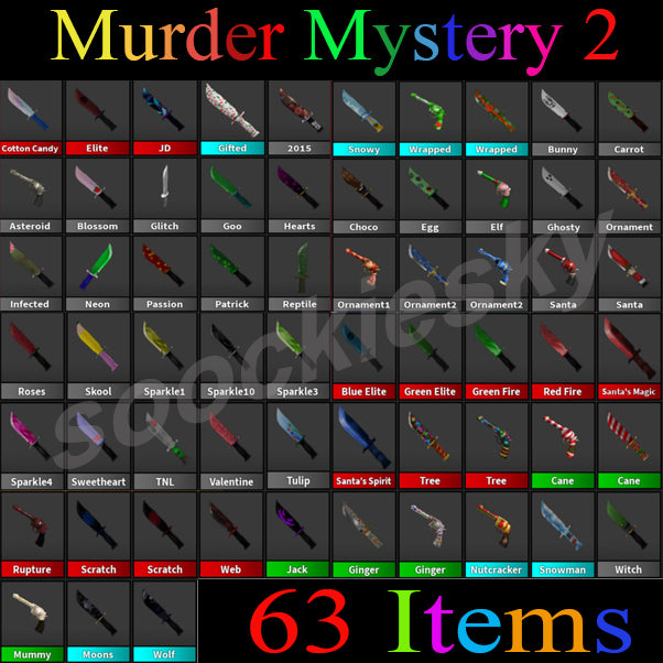 All Sets and Knifes | MM2 | Murder Mystery 2 | Roblox