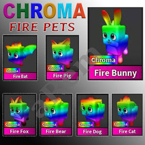 Chroma Fire PET SET+ (All 7 Chroma Pets)