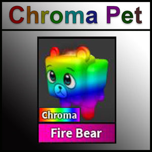 Chroma Fire Bear